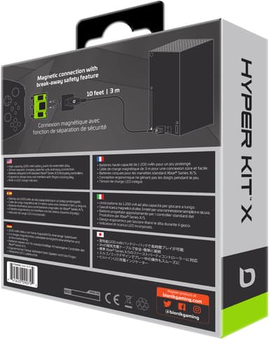 Bionik Xbox Series X/S Hyper Kit Battery akkupakkaus