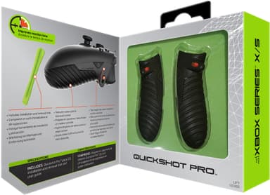 Bionik Quickshot Pro Xbox Series X/S ohjainkahvat (musta)