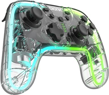 Bionik Neoglow Nintendo Switch langaton peliohjain