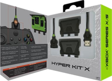 Bionik Xbox Series X/S Hyper Kit Battery akkupakkaus