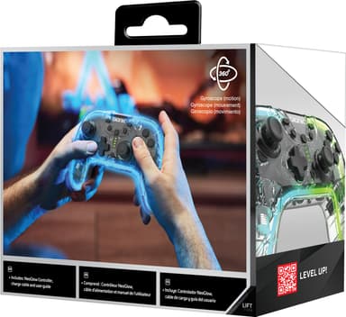 Bionik Neoglow Nintendo Switch langaton peliohjain
