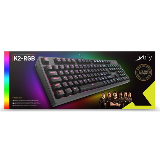 Xtrfy K2 RGB LED pelinäppäimistö