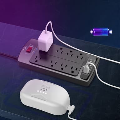 6000 mAh:n akkuvirtalähde Oculus Quest 2 VR -kuulokemikrofonille