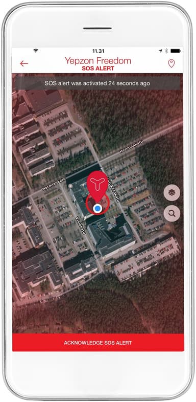 Yepzon Freedom GPS paikannin ja hälytin (musta)