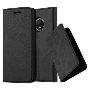 Motorola MOTO G5 PLUS Suojakuori Lompakkokotelo (Musta)