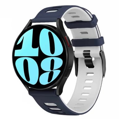 Twin Sport Kellon renneke Samsung Galaxy Watch 6 (40mm) - Sinivalkoine