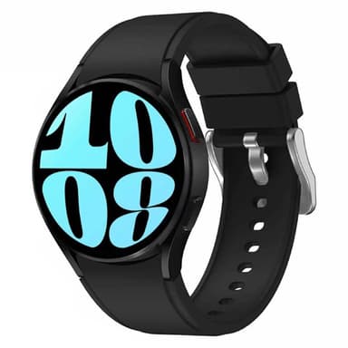 Silikoni kellon ranneke No-Gap Samsung Galaxy Watch 6 (40mm) - Musta