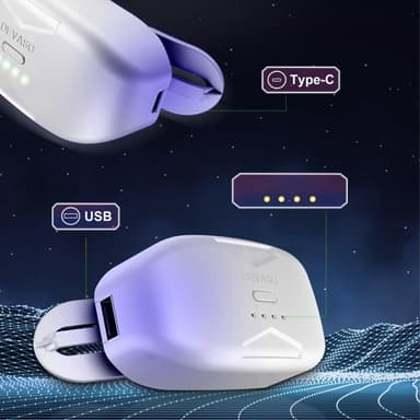 6000 mAh:n akkuvirtalähde Oculus Quest 2 VR -kuulokemikrofonille