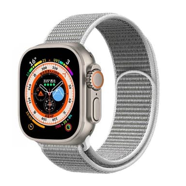 Nailon kellon renneke Apple Watch Ultra 2 (49mm) - Seashell