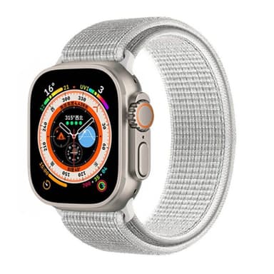 Nailon kellon renneke Apple Watch Ultra 2 (49mm) - Summit White