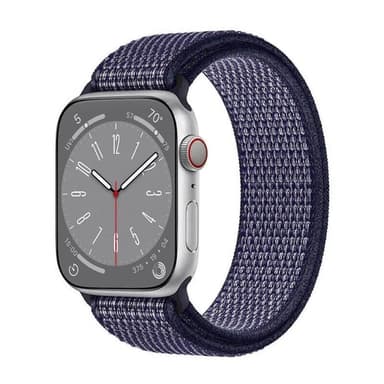 Nailon kellon renneke Apple Watch 9 (41mm) - Midnight blue