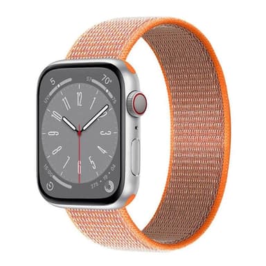 Nailon kellon renneke Apple Watch 9 (41mm) - Spicy Orange