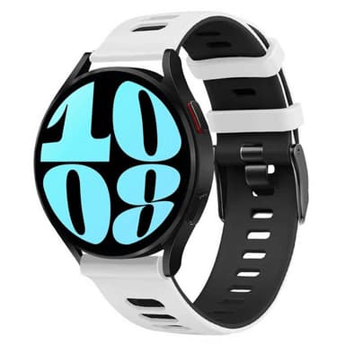 Twin Sport Kellon renneke Samsung Galaxy Watch 6 (40mm) - Valkoinen/mu