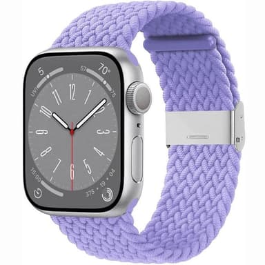 Punottu kellon renneke Apple Watch 9 (41mm) - Lightpurple