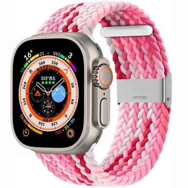 Punottu kellon renneke Apple Watch Ultra 2 (49mm) - Gradientred
