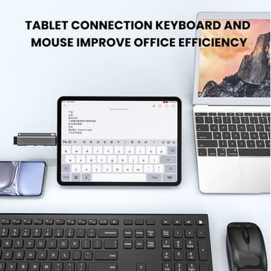 NÖRDIC 4-porttinen USB-C-keskitin 2xUSB-A 2.0, 1xUSB-A 3.1, 1xUSB-C 3.1