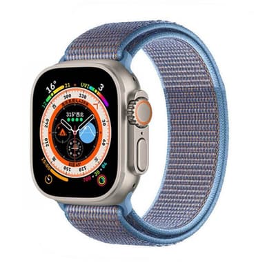 Nailon kellon renneke Apple Watch Ultra 2 (49mm) - Cerulean