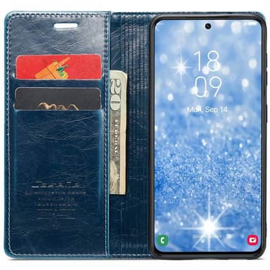 CaseMe Lompakkokotelo 2-kortti Samsung Galaxy S23 FE - Sininen