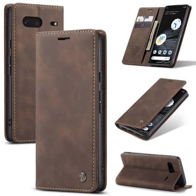 CaseMe Smart Magnet FlipCase Google Pixel 8 - Coffee