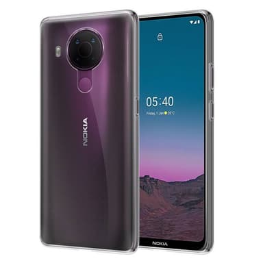 Silikonikotelo läpinäkyvä Nokia 5.4