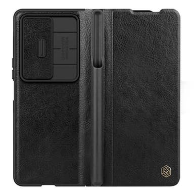 Nillkin Qin Pro kuori Samsung Galaxy Z Fold 5 - Musta