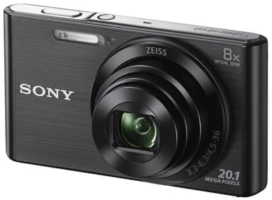 Sony CyberShot DSC-W830 digikamera (musta)