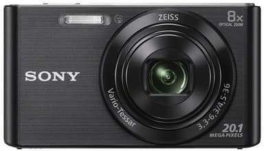Sony CyberShot DSC-W830 digikamera (musta)