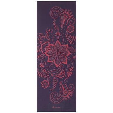 Gaiam Aubergine Swirl Yoga Mat 6mm Premium
