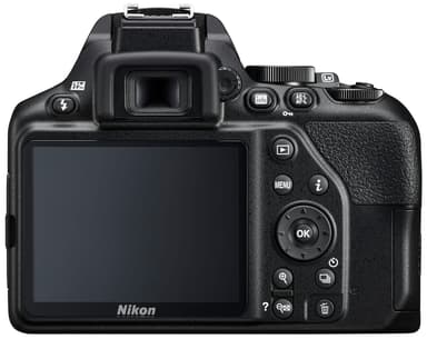 Nikon D3500 digitaalikamera + AF-P DX Nikkor 18–55 mm zoomiobjektiivi