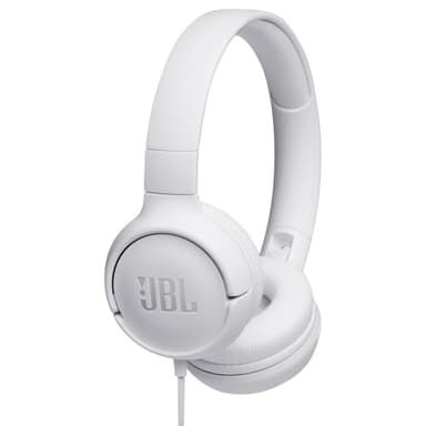 JBL Tune500 on-ear kuulokkeet (valkoinen)