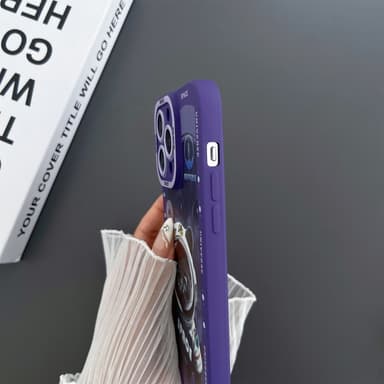 TPU-puhelinkotelon suojakuori iPhone 15 Plus Case Catille - Keltainen