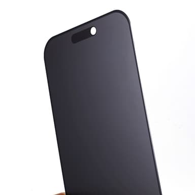 iPhone 15 Plus:lle Karkaistu lasi 180 asteen vakoiluntorjunta Tietosuoja 2kpl