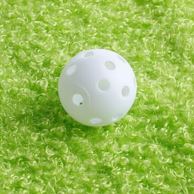 Harjoittelugolfpalloja rei'illä 10 kpl Valkoinen