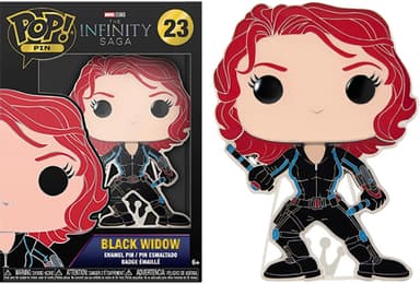 Funko Pin Badge Marvel Infinity Saga Black Widow pinssi