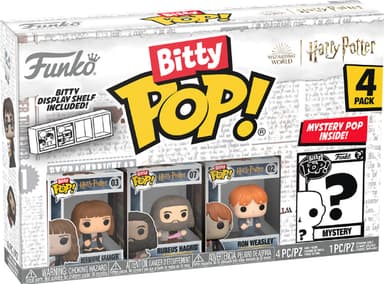 Funko Bitty Pop! Harry Potter Hermione figuurit viitassa (4 kpl)