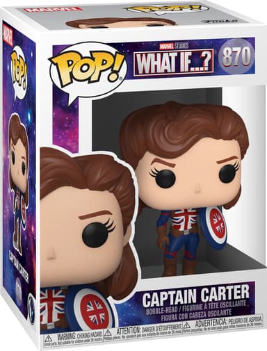 Funko Pop! Vinyl Marvel What If...? Captain Carter figuuri