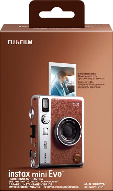 Fujifilm Instax Mini Evo kamera (ruskea)