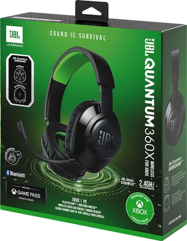 JBL Quantum 360X Xbox pelikuulokkeet
