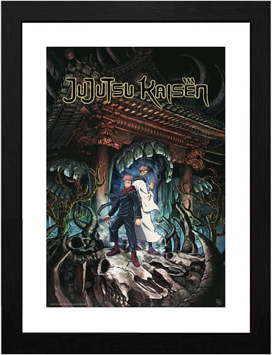 GB eye Jujutsu Kaisen kehystetty tuloste