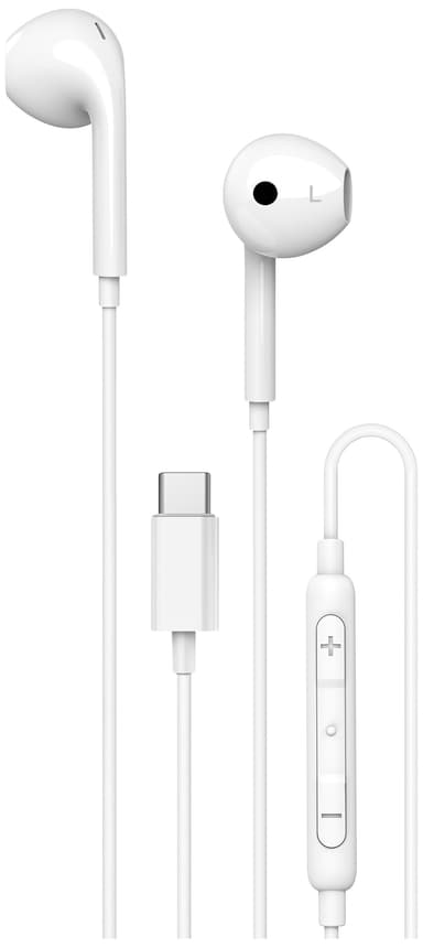 Unisynk USB-C in-ear kuulokkeet (valkoinen)