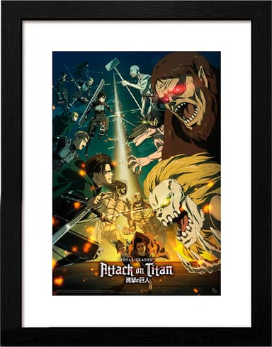 GB eye Attack on Titan season 4 art 3 kehystetty tuloste