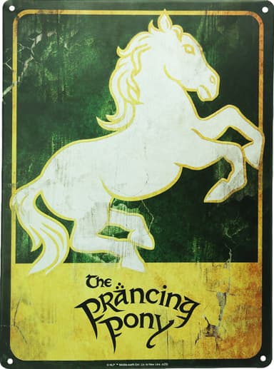 ABYstyle Lord of the Rings The Prancing Pony metallilaatta