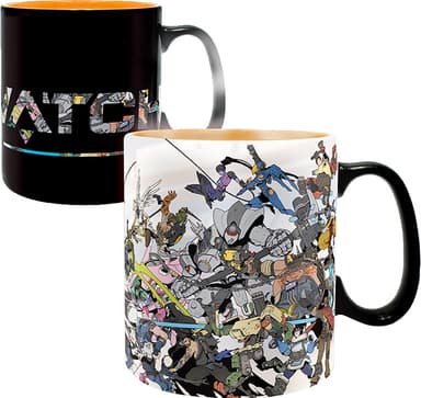 ABYstyle Overwatch lämpötilaan reagoiva muki 460 ml