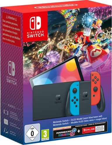 Nintendo Switch OLED Mario Kart 8 Deluxe Edition pelikonsoli