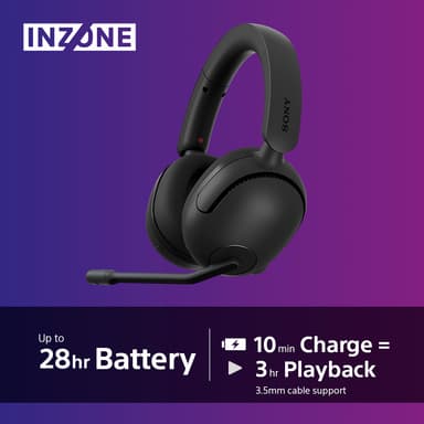 Sony Inzone H5 langattomat pelikuulokkeet (musta)