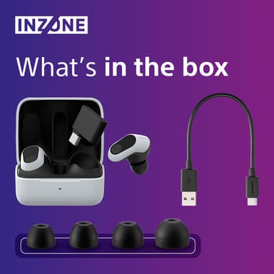Sony Inzone Buds in-ear pelikuulokkeet (valkoinen)