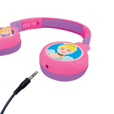 BT comfort langattomat kuulokkeet lapsille, joilla on rajoitettu muotoilu Prinsessat