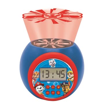 Paw Patrol -projektorin herätyskello ajastimella