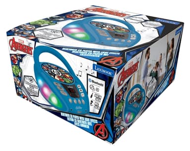 Avengers Bluetooth CD-soitin valotehosteilla