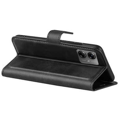 SKALO Motorola Moto G14 Premium Wallet Lompakkokotelo - Musta